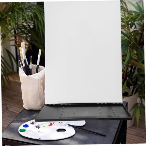 Easel Tray Attachment Durable and Easy to Install Painting Tools Storage Plate for Easel Multi Use Sketch Rack Tray for Artists Painters and Students in Saudi Arabia