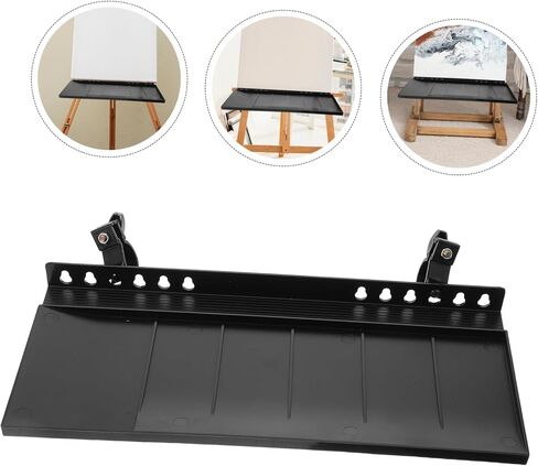 HOMSFOU Lightweight Easel Tray Attachment for Artists Detachable Paints Tray Convenient Design for Painting Sketching and Art Projects in Saudi Arabia