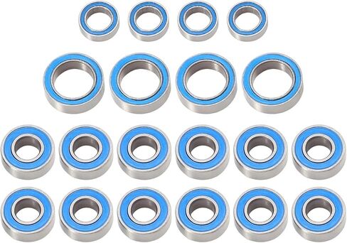 متوافق مع Tamiya لـ TT01 لـ TT-01 TT01E TT01D لـ TT02B 1/10 RC CAR Parts Accessories 20pcs Rubber Ball Robber Kit Kit RC Parts in Saudi Arabia