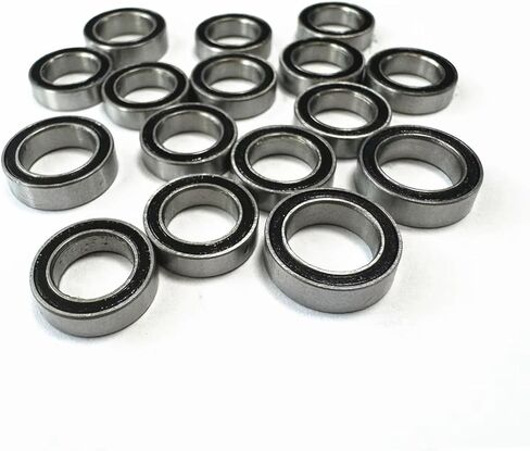 Compatible with Arrma for Granite for Grom 1/18 RC Car Parts Accessories 16pcs Rubber Sealed Ball Bearing Kit RC Car Upgrade Parts(Blue) in Saudi Arabia