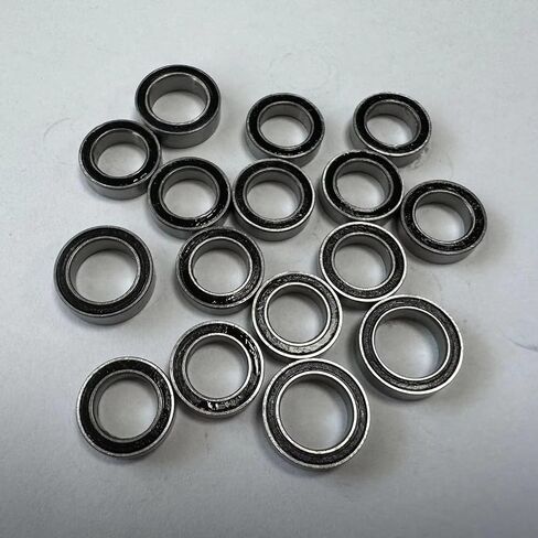 Compatible with Arrma for Granite for Grom 1/18 RC Car Parts Accessories 16pcs Rubber Sealed Ball Bearing Kit RC Car Upgrade Parts(Blue) in Saudi Arabia