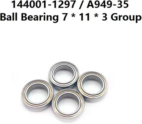 متوافق مع Wltoys 144001 144002 124016 124017 124018 124019 RC Car Parts Accessories 20pcs Ball Bearing Set RC Car Upgrade in Saudi Arabia