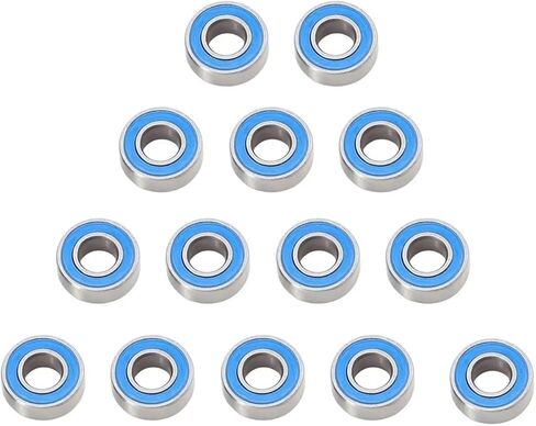 Compatible with Tamiya DT02 DT03 RC Car Upgrade Modification Replacement Parts Accessories 14Pcs Sealed Bearing Kit RC Car Parts in Saudi Arabia
