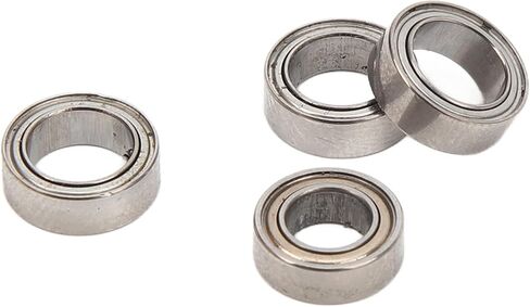 4PCS RC Car Ball Bearing Steel Bearing Set High Performance Precision Ball Bearings for SCY 16101 16102 16103 16201 1/16 Remote Control Car Silver Color Durable and Smooth in Saudi Arabia