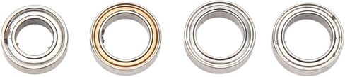 4PCS RC Car Ball Bearing Steel Bearing Set High Performance Precision Ball Bearings for SCY 16101 16102 16103 16201 1/16 Remote Control Car Silver Color Durable and Smooth in Saudi Arabia