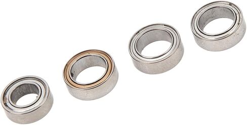4PCS RC Car Ball Bearing Steel Bearing Set High Performance Precision Ball Bearings for SCY 16101 16102 16103 16201 1/16 Remote Control Car Silver Color Durable and Smooth in Saudi Arabia