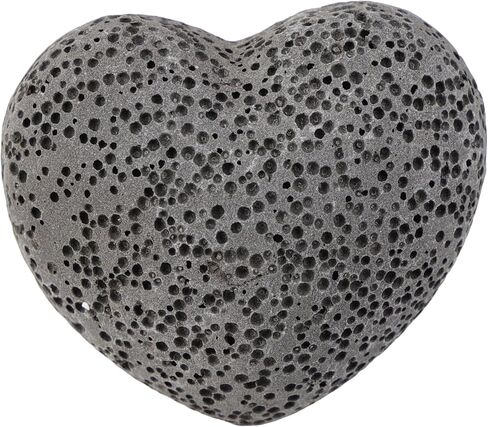 SUNYIK Lava Rock Gemstone Puffy Heart, Natural Pocket Stone Figurine Decoration Aromatherapy Essential Oil Diffuser Set, 1.7 inch, Blue, Pack of 5 in Kuwait