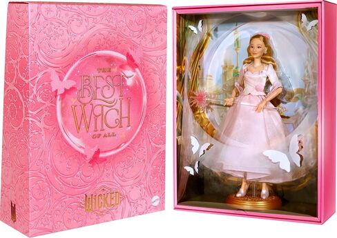 Mattel Universal Pictures’ Wicked: for Good Collectible Glinda Fashion Doll with Removable Outfit, Inspired by The Movie, Amazon Exclusive in Saudi Arabia