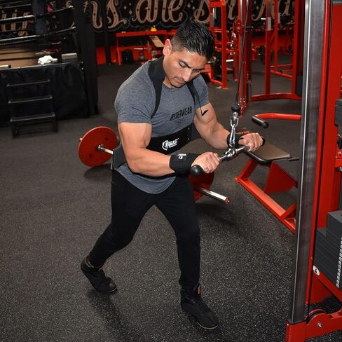 Beastpowergear 5mm Arm Blaster for Biceps & Triceps with Free Wrist Wrap, Muscle Builder, Bicep Isolator, Gain Muscle Strength, Dumbbells & Barbells support Bodybuilding & Weight Lifting in Kuwait