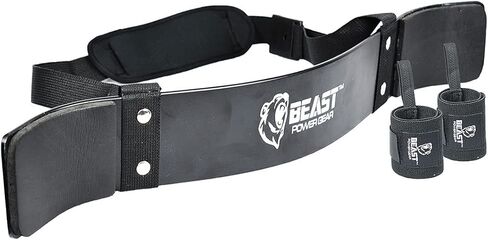 Beastpowergear 5mm Arm Blaster for Biceps & Triceps with Free Wrist Wrap, Muscle Builder, Bicep Isolator, Gain Muscle Strength, Dumbbells & Barbells support Bodybuilding & Weight Lifting in Kuwait