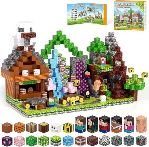 الكتل المغناطيسية ، لبنات البناء المغناطيسية gryxpox ، بلاط المغناطيس مع لعبة Adventure World Blocks ، الكتل المغناطيسية للأطفال الذين تتراوح أعمارهم in Saudi Arabia
