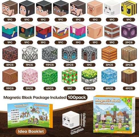 الكتل المغناطيسية ، لبنات البناء المغناطيسية gryxpox ، بلاط المغناطيس مع لعبة Adventure World Blocks ، الكتل المغناطيسية للأطفال الذين تتراوح أعمارهم in Saudi Arabia
