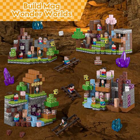 الكتل المغناطيسية ، لبنات البناء المغناطيسية gryxpox ، بلاط المغناطيس مع لعبة Adventure World Blocks ، الكتل المغناطيسية للأطفال الذين تتراوح أعمارهم in Saudi Arabia