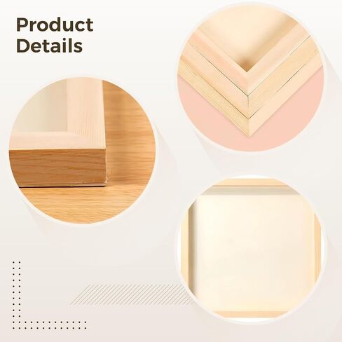 تصميم أخدود عميق ، علامات خشبية فارغة للحرف اليدوية ، إطار مربع ، مثالي لمشاريع DIY والديكور المخصص ، 12 في × 12 في ألواح الخشب in Kuwait