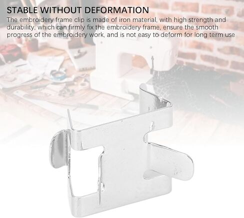 Embroidered Frame Clip Metal Iron Replacement Supplies Accessories for Viking Topaz 50 Topaz 40 Sapphire 85 Jade 35 Ruby 90 Creative 3.0 4.0 4.5 Performance 5.0 Vision 5.0 5.5 in Saudi Arabia