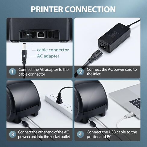 IDPRT THERMAL LABEL PRINTER SP310 - صانع الملصقات مع اكتشاف الملصقات التلقائية ، ودعم 1 "-3.15" عرض طباعة ، و Windows & Mac ، مناسب للباركود ، والعنوان ، والملء والتخزين للمنزل ، والمكتب والأعمال (متجددة) in Kuwait