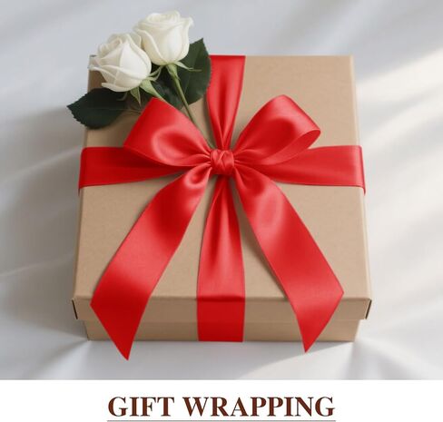 Q&J Fabric Co 3'' Wide Shiny Satin Ribbon 25 Yards/Roll Red Large Polyester Gift Wrap Ribbon Smooth for Crafts Bows Chair Sash Cake Bouquets Wedding Party Decoration Floral Sewing in Saudi Arabia