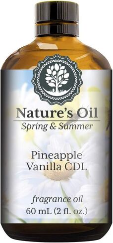 Pineapple Vanilla CDL Fragrance Oil (60ml) For Diffusers, Soap Making, Candles, Lotion, Home Scents, Linen Spray, Bath Bombs, Slime in Saudi Arabia