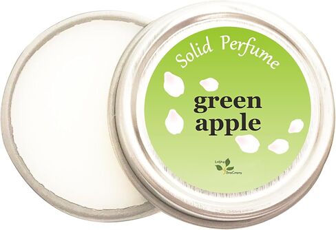 Crisp Green Apple Solid Perfume – All Natural, Phthalate-Free Fragrance | Long-Lasting, Highly Scented, Layerable Balm | Portable & Travel-Friendly 0.3 oz Tin in Saudi Arabia