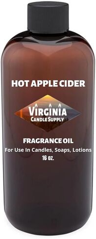 Hot Apple Cider Fragrance Oil (16 oz Bottle) for Candle Making, Soap Making, Tart Making, Room Sprays, Lotions, Car Fresheners, Slime, Bath Bombs, Warmers… in Saudi Arabia