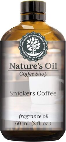 Snickers Coffee Spragrance Oil (60 مل) للنشر ، صنع الصابون ، الشموع ، المستحضر ، الروائح المنزلية ، رذاذ الكتان ، قنابل الحمام ، الوحل in Saudi Arabia