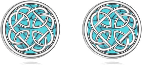 Vadmans Horseshoe Earrings 925 Sterling Silver Lotus Horseshoe Studs Earrings Jewelry Gifts for Women Girls in Kuwait