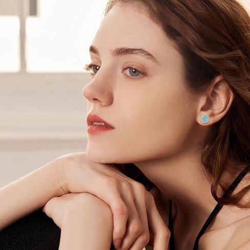 Vadmans Horseshoe Earrings 925 Sterling Silver Lotus Horseshoe Studs Earrings Jewelry Gifts for Women Girls in Kuwait