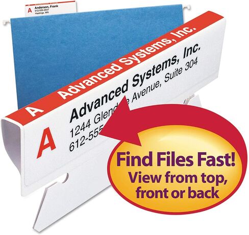Smead 64915 Viewables Color System System System Pack Back 3 1/2 بوصة أبيض 160/حزمة in Saudi Arabia
