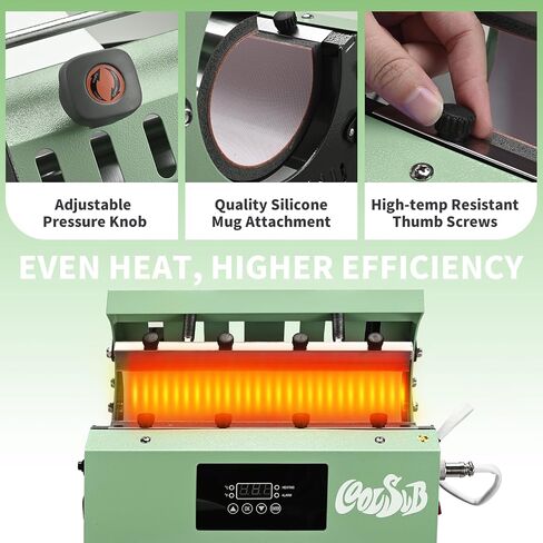 Tumbler Heat Press Machine, Mug Press Machine for 20oz 30oz, Sublimation Blank Skinny Tumbler Glass Jar Can 11-16oz Mugs, Heat Transfer Print for Sublimation Tumblers, Cups, Mugs Hot Pink in Saudi Arabia