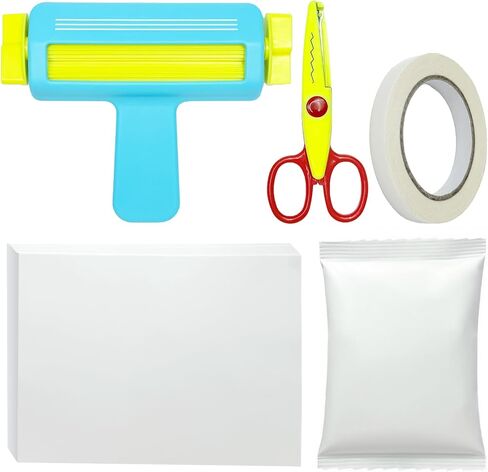 الورق الجراحي لأكياس الرقائق صياغة ， 30 ورقة ورقة النفات الحبر الرقيقة 、 الفنون DIY الحرف الحرف الأزهار لحفلات لصنع أكياس الرقائق ، 6 ملصقات زهرة مختلفة in Saudi Arabia