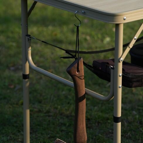 3 FT Folding Camping Table 2 Adjustable Heights Lightweight Aluminum Portable for Picnic, Beach BBQ, Cooking, Working Fold Up Dining Indoor & Outdoor Use in Kuwait