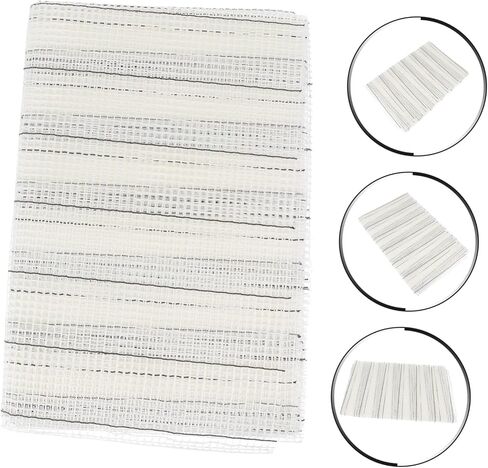 Angoily DIY Rug Carpet Hooking Mesh Blank Rug Making Material Cuttable Floor Mat Accessory in Saudi Arabia