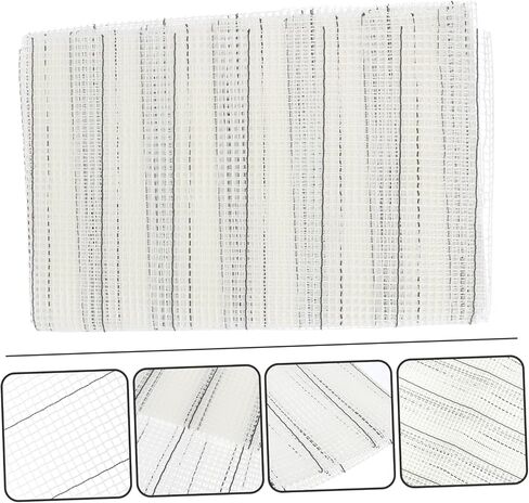 Angoily DIY Rug Carpet Hooking Mesh Blank Rug Making Material Cuttable Floor Mat Accessory in Saudi Arabia