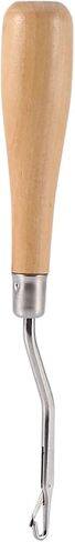 Wooden Handled Crochet Needle Carpet Repair Sealing Crochet, Crochet Latch Latch Hook Tool for Rugs Cushions and Hair Braids in Saudi Arabia