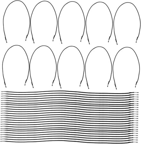 Osaladi 50pcs حبال قابلة للتعديل مع نهايات معدنية لأحزمة قناع الوجه Cosplay Bookbay Binding and Craft Provesse Band Proposile Band in Kuwait