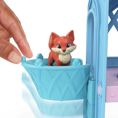 Mattel Disney Frozen Elsa Small Doll Playset w/ 10 Play Areas, 3 Animal Friends & 8 Accy, Storytime Stackers, Inspired by Animals of Arendelle in Saudi Arabia