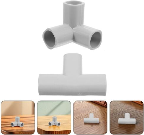 8pcs Baby Play Pen Parts T-Shaped Joint Baby Play Pen Replacement Parts T Connector 3 Way Joints Accessories for Yard Tent Accessories in Saudi Arabia