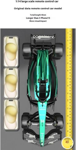 2024 New 1/14 Scale F1 AMR24#14 Formula 1 Remote Control Car Simulation Alloy Model | Adult Collector Edition | Premium Gift for Racing Enthusiasts in Saudi Arabia
