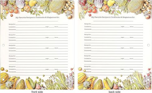 Meadowsweet Kitchens بالحجم الكامل صفحات واقي بلاستيكية صافية لمنظم الوصفات - 20 حماة صفيحة واضحة لثلاثة رنين ، أكمام بلاستيكية لوصفات الورق ، 8.5 × 11 صفحة ، 3 ثقب مثقب in Kuwait