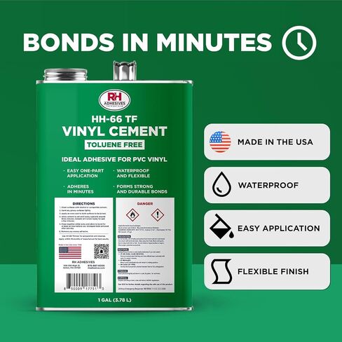 HH-66 Toluene Free Vinyl Cement, 8 oz. can - RH Adhesives in Saudi Arabia