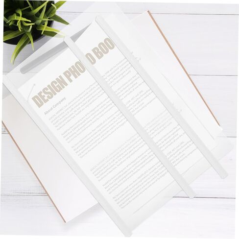 20pcs Transparent File Binding Bars for Report Covers Sliding Clamps for Document Organization Lightweight and Portable Lever Clips for Office and School Use in Saudi Arabia