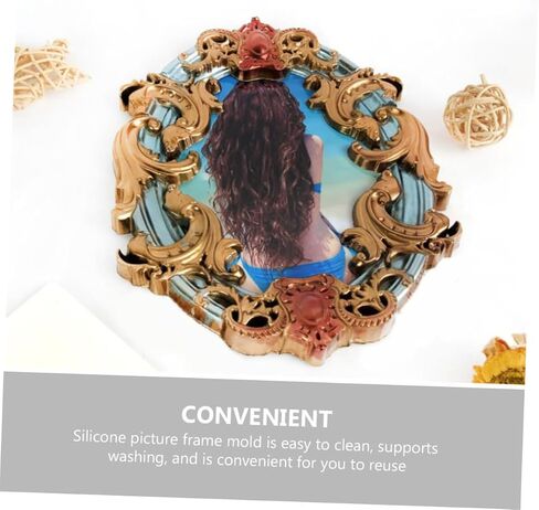 ARTIBETTER Epoxy Resin Photo Frame Molds Silicone Frame Molds DIY Crafts Supplies in Saudi Arabia