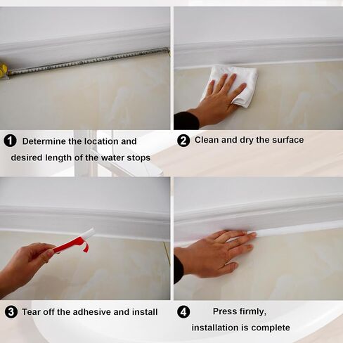 Flexible Molding Trim Quarter Round Trim Peel and Stick Bendable Trim for Floors, Kitchen Countertops, Bathrooms... Flexible Molding in Saudi Arabia