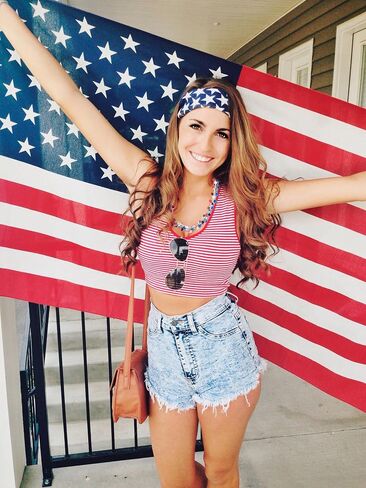 21Pcs 4th-of-July-Necklaces-Independent-Day-Patriotic-Star Shaped Necklace Red-White-Blue-Memorial Day Necklace for Kids Adults Party Favors Accessories in Saudi Arabia