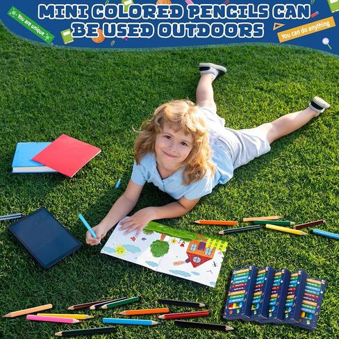 Epakh 20 حزم/240pcs أقلام الرسم الملونة ملونة ملونة ، قلم رصاص تحفيزي 3.5 بوصة للطفل 12 أقلام مختلفة اللون. in Saudi Arabia