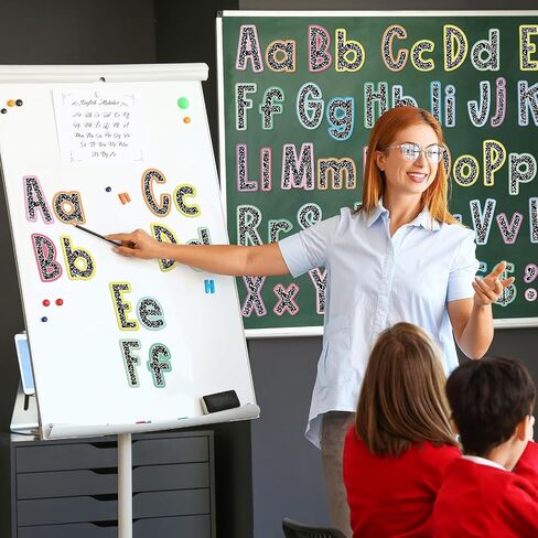 134 Pcs 5 Inch Bulletin Board Letters for Classroom Colorful Composition Alphabet Numbers Combo Set Cutouts Letter for Bulletin Board Display Chalkboard School Decor in Saudi Arabia