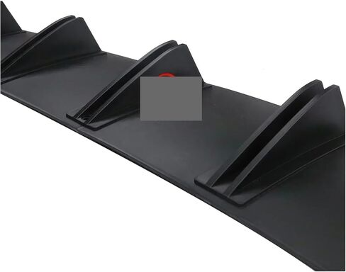 Compatible For H-yundai Compatible For Genesis Coupe Car Rear Diffuser Compatible For Shark Fins Bumper Splitter Chin Spoiler Lip Black Shunt Rear Bumper Lip(Carbon Fiber) in Kuwait