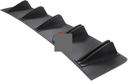 Compatible For H-yundai Compatible For Genesis Coupe Car Rear Diffuser Compatible For Shark Fins Bumper Splitter Chin Spoiler Lip Black Shunt Rear Bumper Lip(Carbon Fiber) in Kuwait