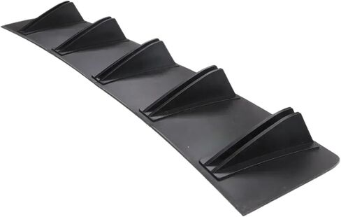 Compatible For H-yundai Compatible For Genesis Coupe Car Rear Diffuser Compatible For Shark Fins Bumper Splitter Chin Spoiler Lip Black Shunt Rear Bumper Lip(Carbon Fiber) in Kuwait