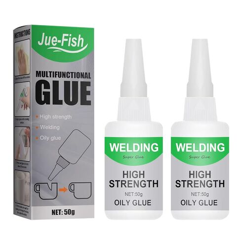 2pcs اللحام غراء الزيتي عالي القوة - 50 غرام غراء خزفي من الخزف والفخار ، مقاوم للماء ، لا رائحة ، مقاومة لدرجة الحرارة ، للأحذية ، المعادن ، البلاستيك ، الخشب ، الجلد ، الزجاج in Kuwait